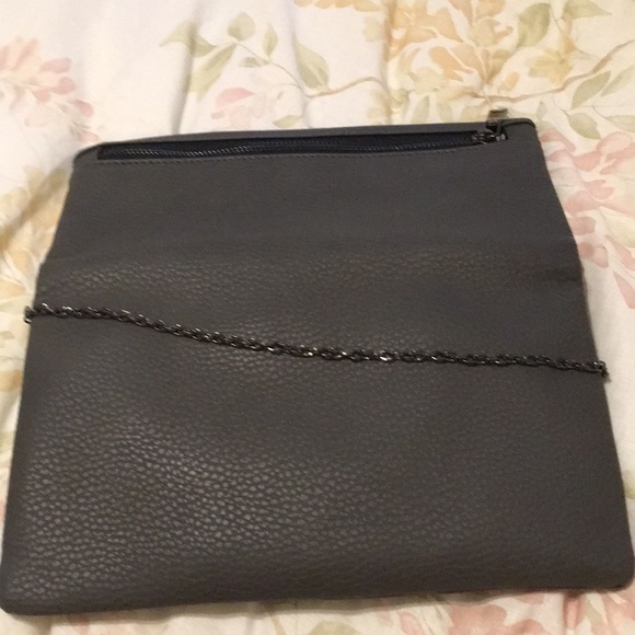 Nine West large gray clutch - Picture 4 of 4